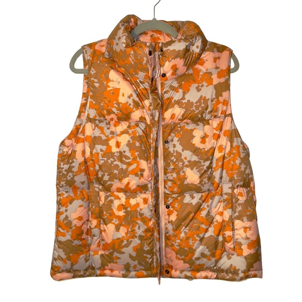 prAna Floral Puffer Vest